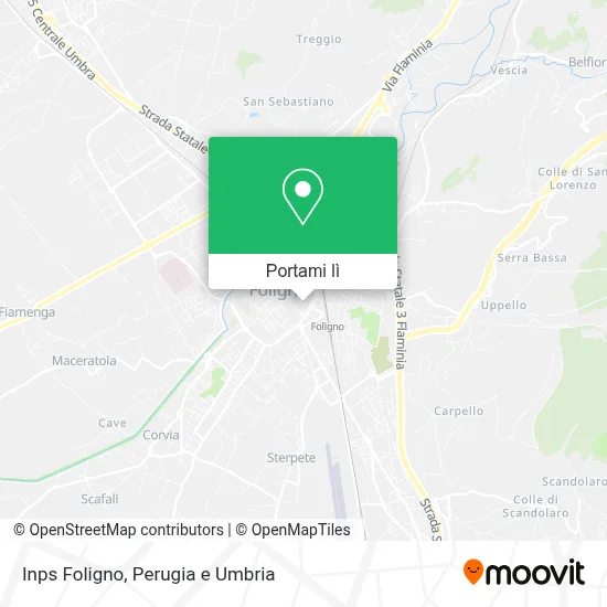 Mappa Inps Foligno
