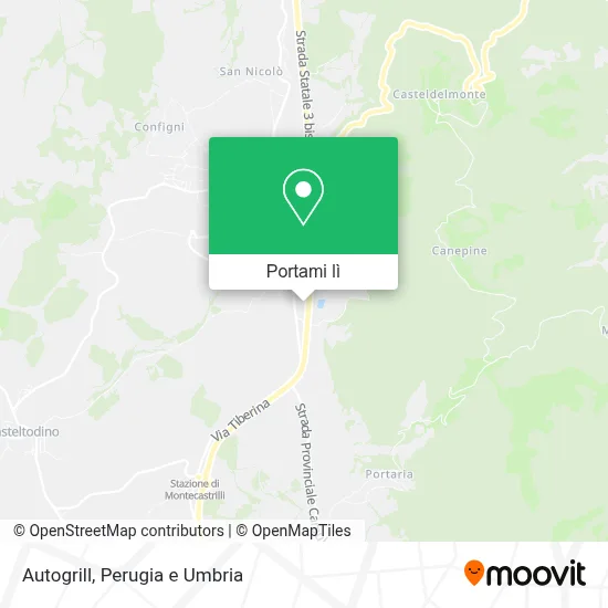Mappa Autogrill