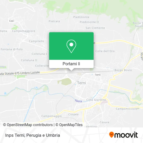 Mappa Inps Terni