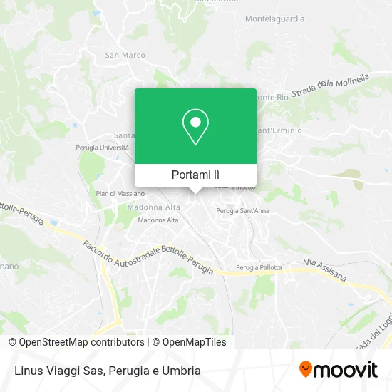 Mappa Linus Viaggi Sas