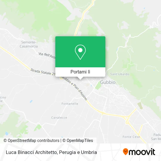Mappa Luca Binacci Architetto