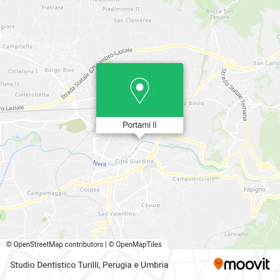 Mappa Studio Dentistico Turilli