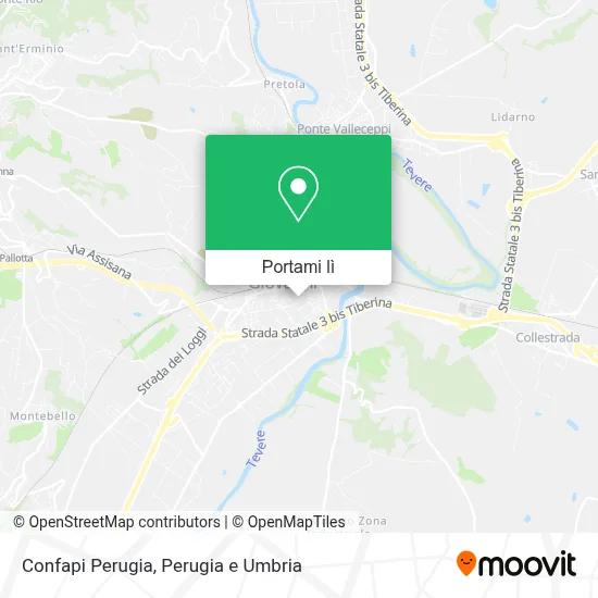 Mappa Confapi Perugia