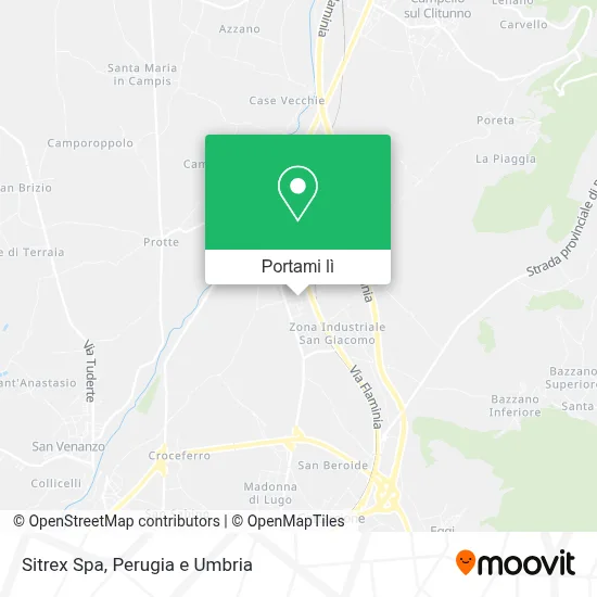 Mappa Sitrex Spa