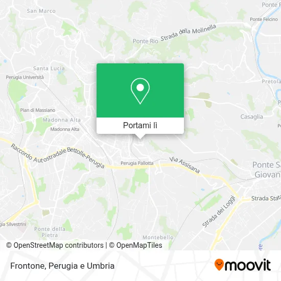 Mappa Frontone