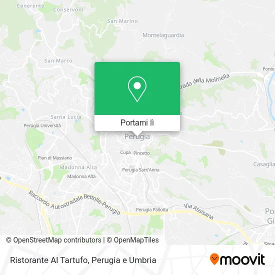 Mappa Ristorante Al Tartufo