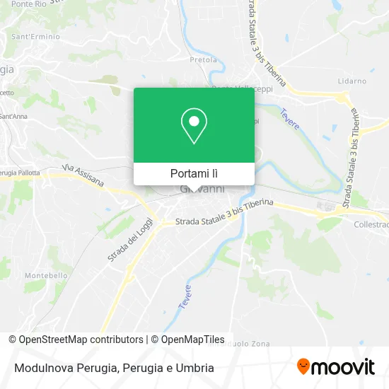 Mappa Modulnova Perugia