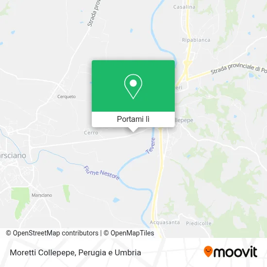 Mappa Moretti Collepepe