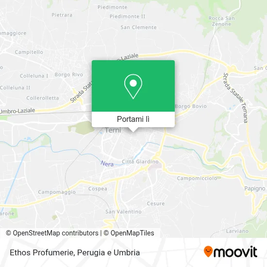 Mappa Ethos Profumerie