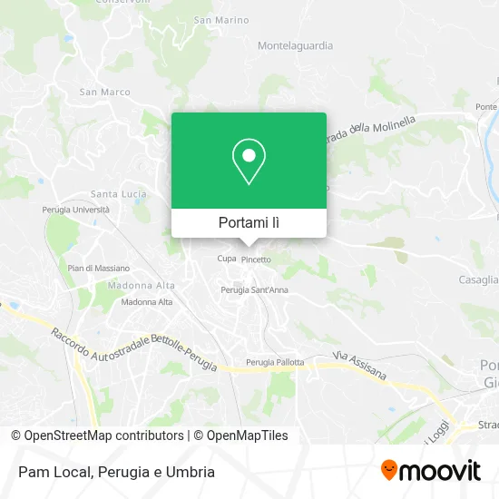 Mappa Pam Local