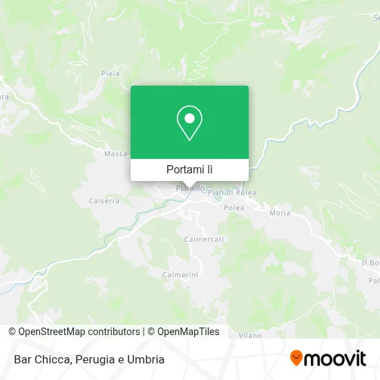 Mappa Bar Chicca