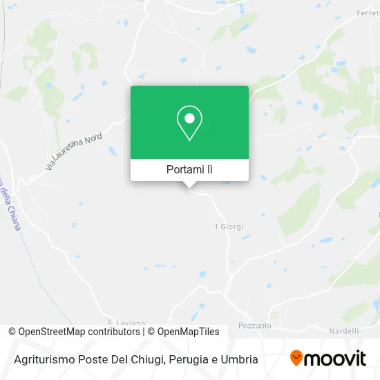 Mappa Agriturismo Poste Del Chiugi
