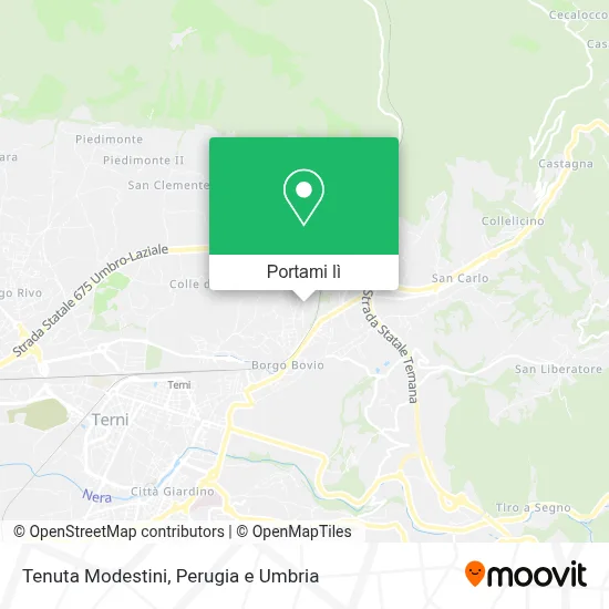 Mappa Tenuta Modestini
