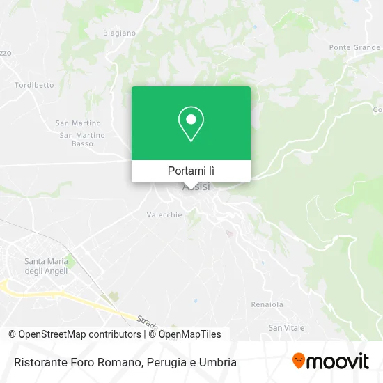 Mappa Ristorante Foro Romano