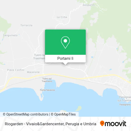 Mappa Riogarden - Vivaio&Gardencenter