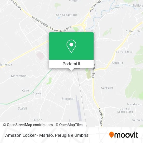 Mappa Amazon Locker - Mariso
