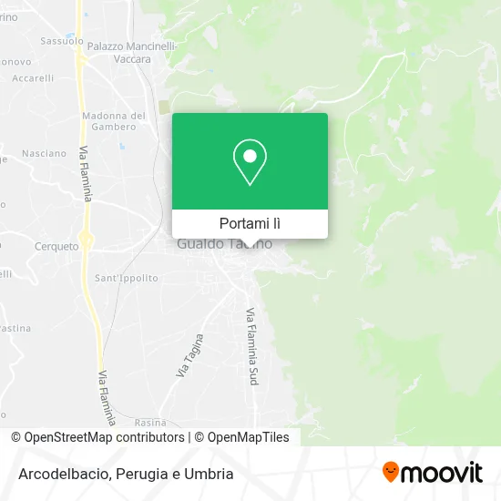 Mappa Arcodelbacio