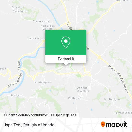 Mappa Inps Todi