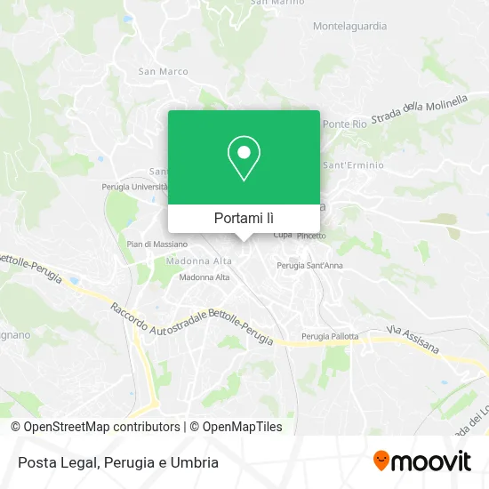 Mappa Posta Legal