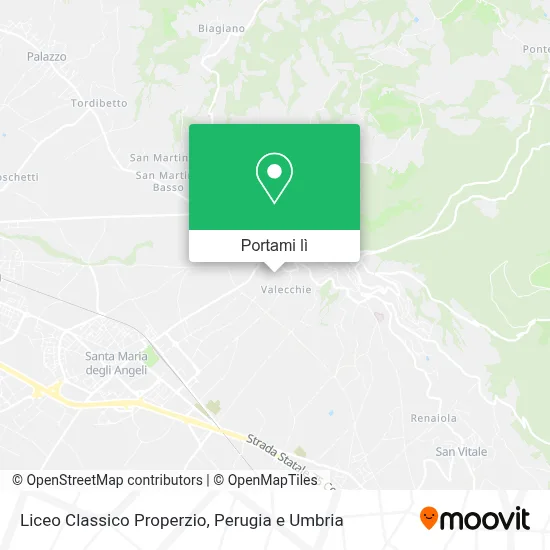 Mappa Liceo Classico Properzio