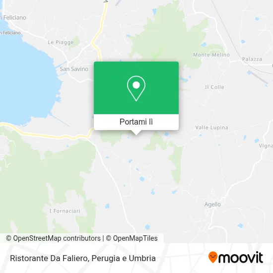 Mappa Ristorante Da Faliero
