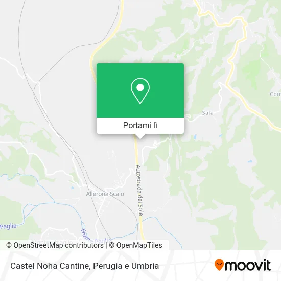 Mappa Castel Noha Cantine