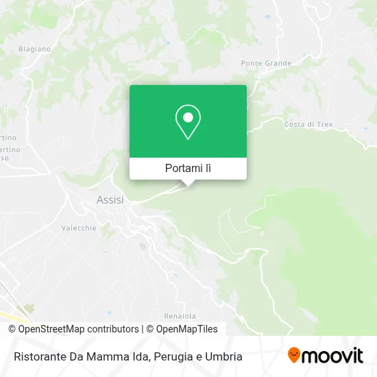 Mappa Ristorante Da Mamma Ida