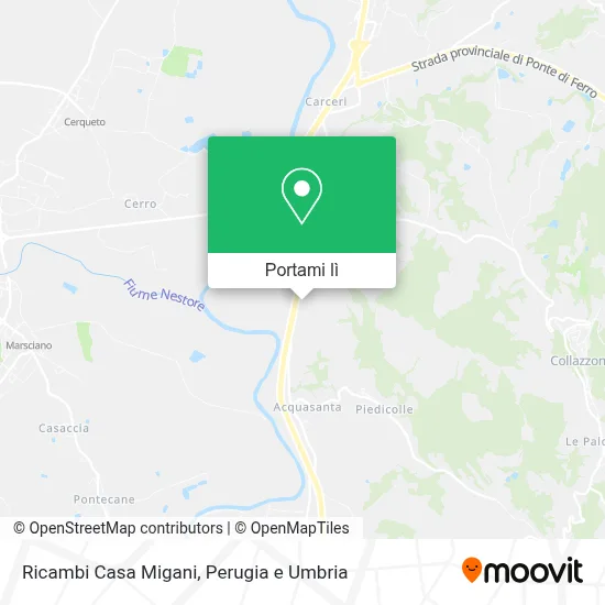 Mappa Ricambi Casa Migani