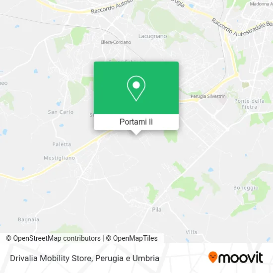 Mappa Drivalia Mobility Store