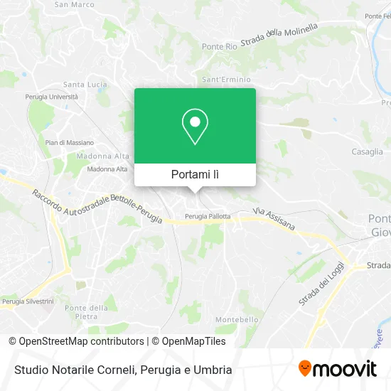 Mappa Studio Notarile Corneli