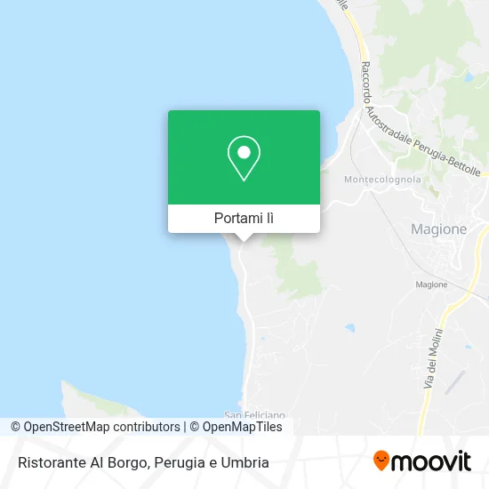 Mappa Ristorante Al Borgo