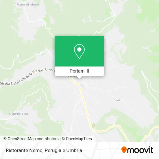 Mappa Ristorante Nemo