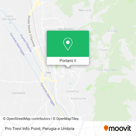 Mappa Pro Trevi Info Point