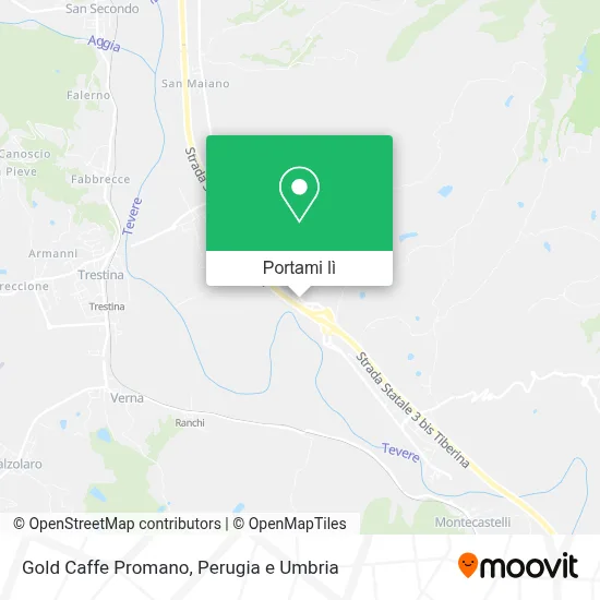 Mappa Gold Caffe Promano