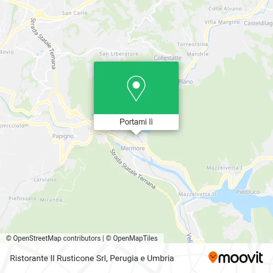 Mappa Ristorante Il Rusticone Srl