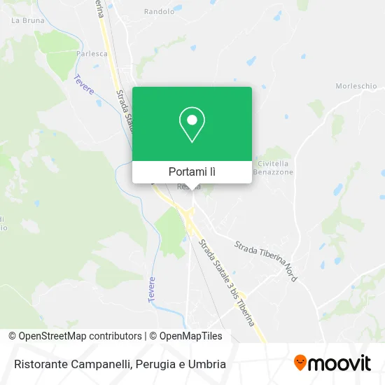 Mappa Ristorante Campanelli