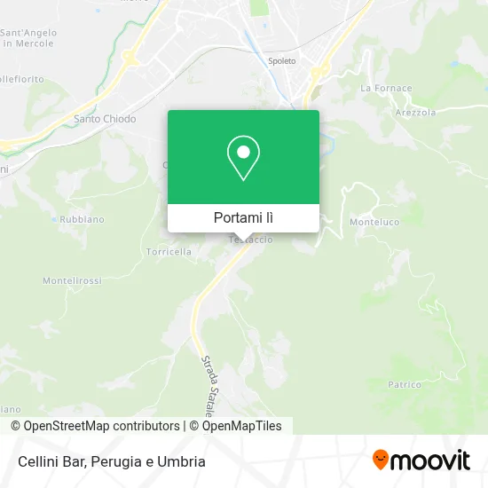 Mappa Cellini Bar
