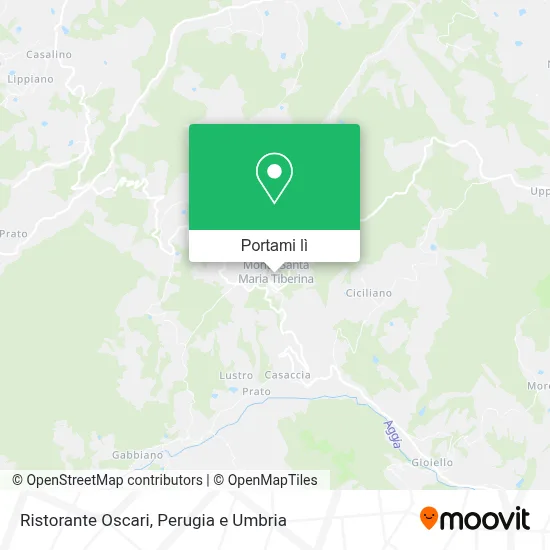 Mappa Ristorante Oscari