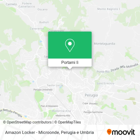 Mappa Amazon Locker - Microonde