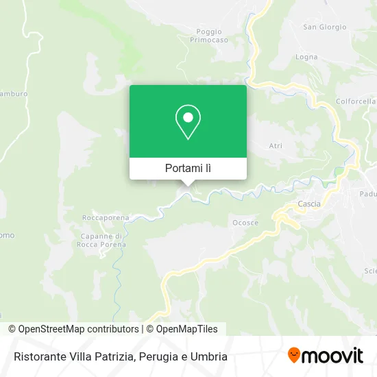 Mappa Ristorante Villa Patrizia