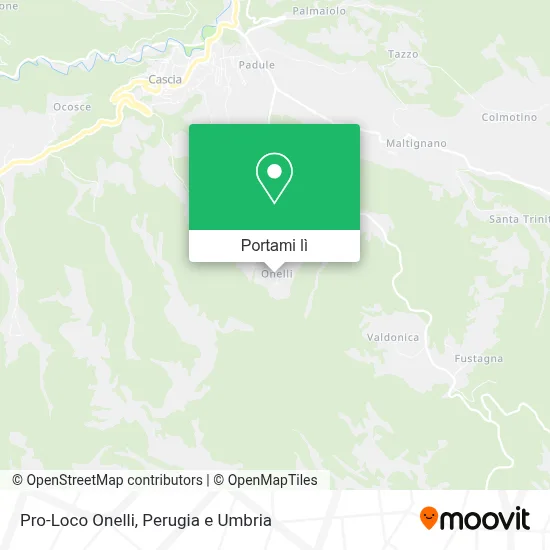 Mappa Pro-Loco Onelli