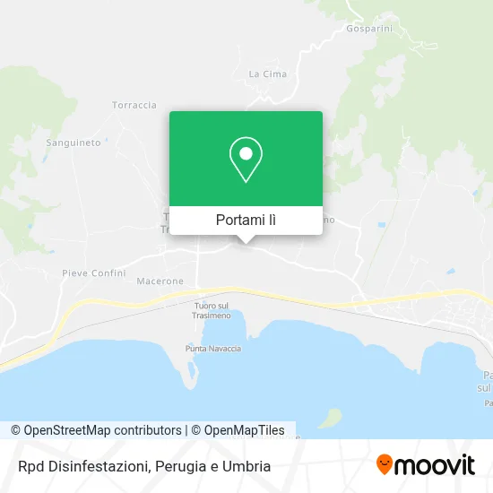 Mappa Rpd Disinfestazioni