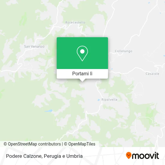Mappa Podere Calzone