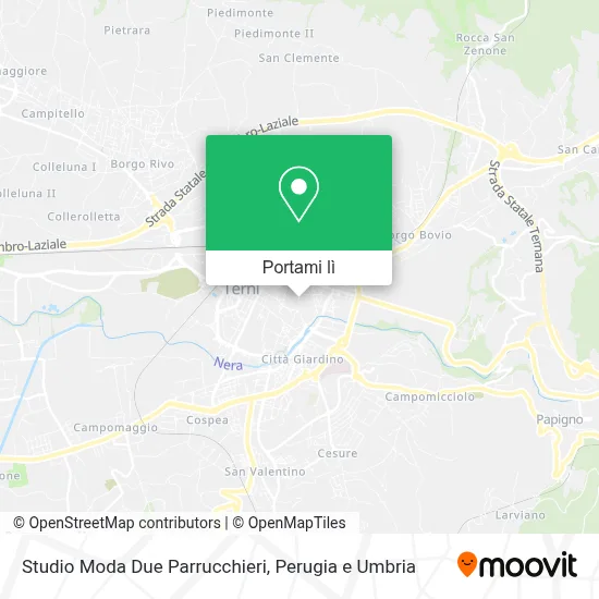 Mappa Studio Moda Due Parrucchieri