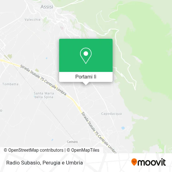 Mappa Radio Subasio
