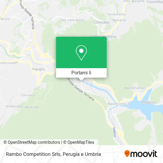 Mappa Rambo Competition  Srls
