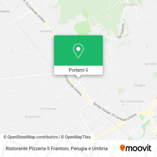 Mappa Ristorante Pizzeria Il Frantoio