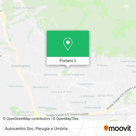 Mappa Autocentro Snc