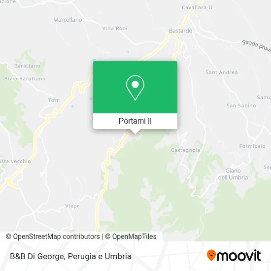 Mappa B&B Di George