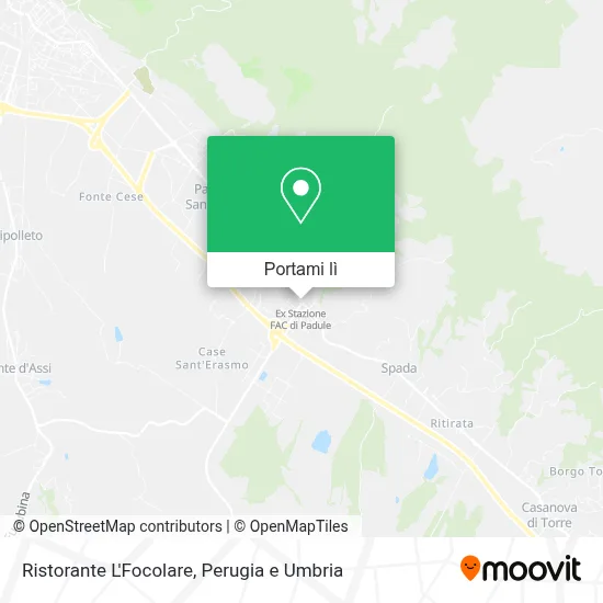 Mappa Ristorante L'Focolare